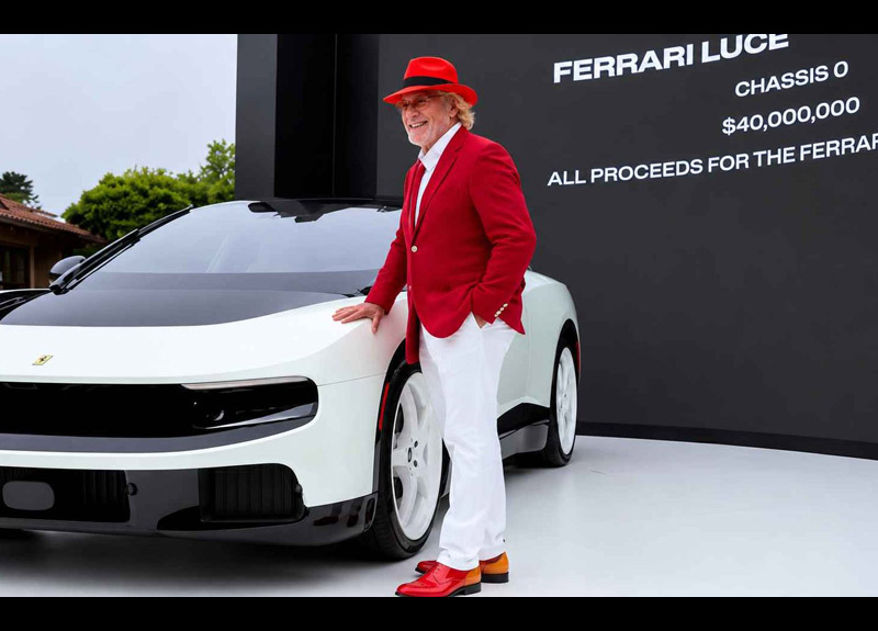 Primeiro Ferrari Luce leiloado por 40 milhões de dólares